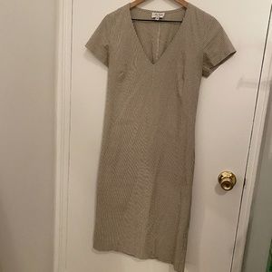 Amy Matto Brown Gingham Dress Size 6